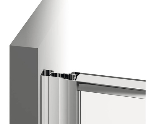 Detail okenního rámu z hliníku