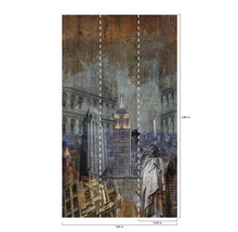 Tapeta s panoramatem New Yorku o rozměrech 2,80 m x 1,59 m