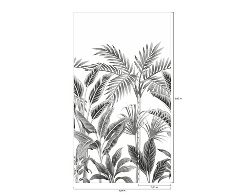 Vliesová tapeta s rostlinným vzorem