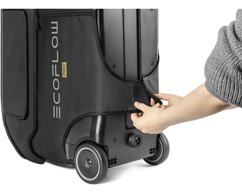 Ochranný kryt EcoFlow Pro se připevňuje ke generátoru