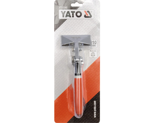 Škrabka na sklo Yato s oranžovou rukojetí v balení