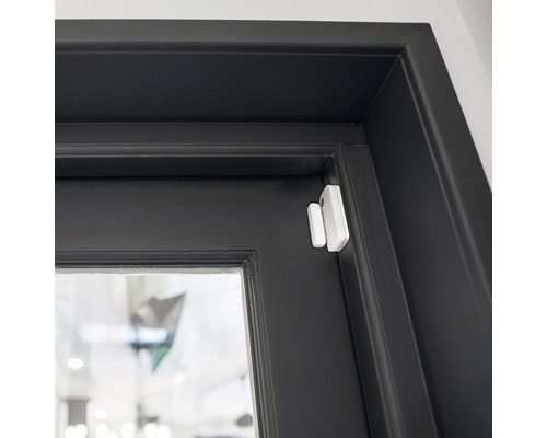 Dveře s nainstalovaným dveřním a okenním kontaktem