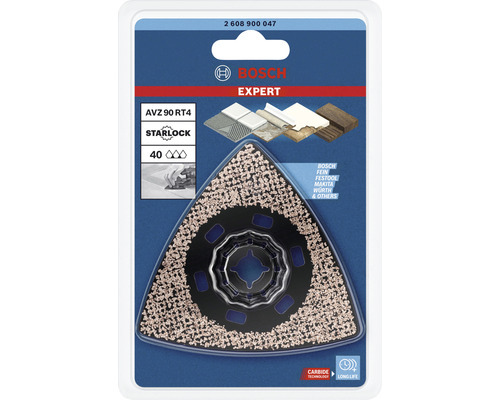 Brusný list Bosch Expert AVZ 90 RT4 ve Starlock designu, zrnitost 40