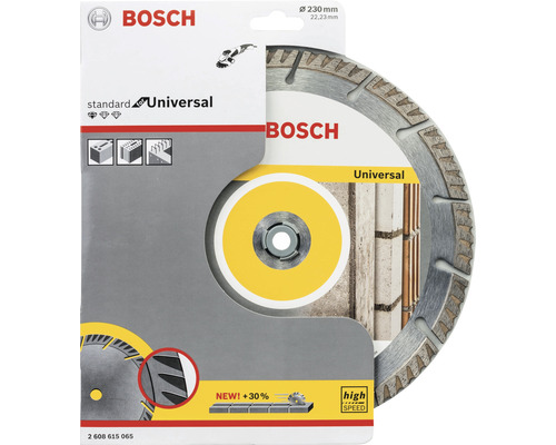 Univerzální diamantový řezný kotouč Bosch, průměr 230 milimetrů