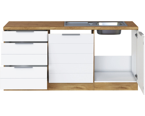 Kuchyňská linka s dřezem, zásuvkami a skříňkou