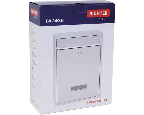 Balení poštovní schránky Richter Czech