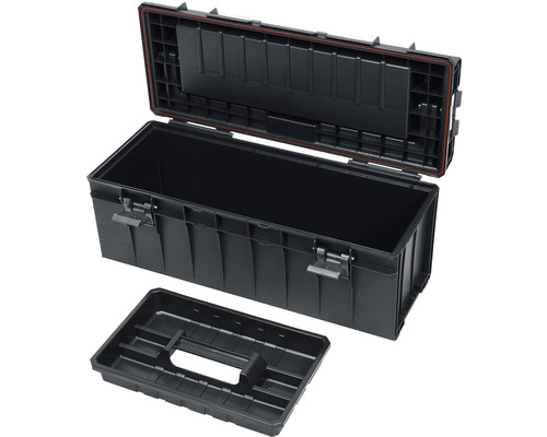 Otevřený plastový box na nářadí s vyjímatelnou vložkou