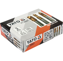 Sada spirálových vrtáků Yato s kobaltovým povlakem, tři kusy