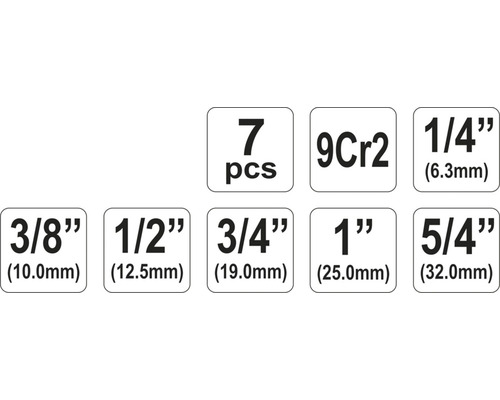 Informace o velikostech a materiálech