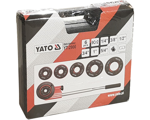 Sada závitníků Yato v kufříku s různými velikostmi