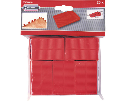 Balení dvaceti plastových klínů