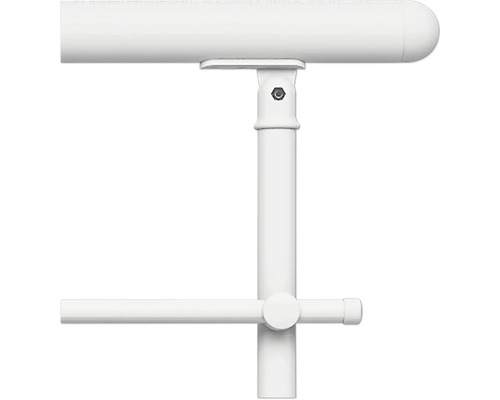 Detail kovového schodišťového zábradlí