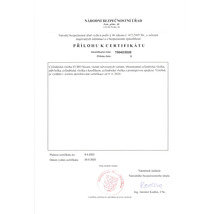 Příloha k bezpečnostnímu certifikátu