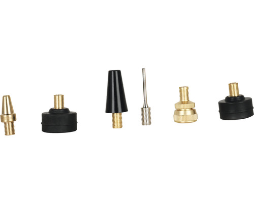 Sada různých adaptérů pro hustilky