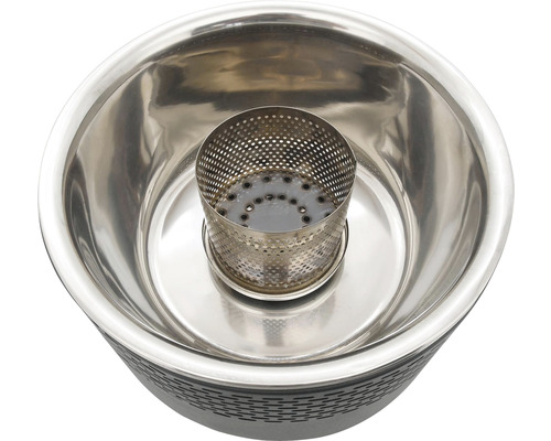 Nerezová květinová nádoba s vložkou