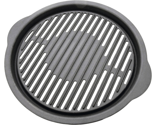 Grilovací deska z kovu s rýhovaným povrchem