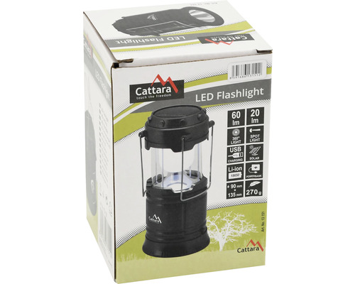 LED svítilna Cattara v balení