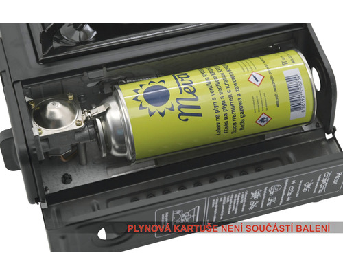 Kempingový vařič s plynovou kartuší