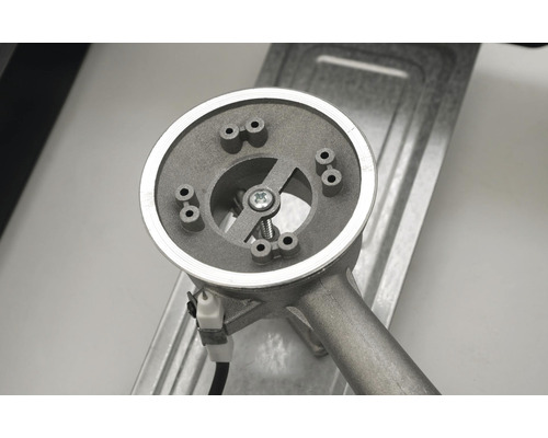 Plynový hořák z kovu s zapalovací elektrodou