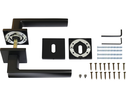 Sada kliky ke dveřím s montážním materiálem