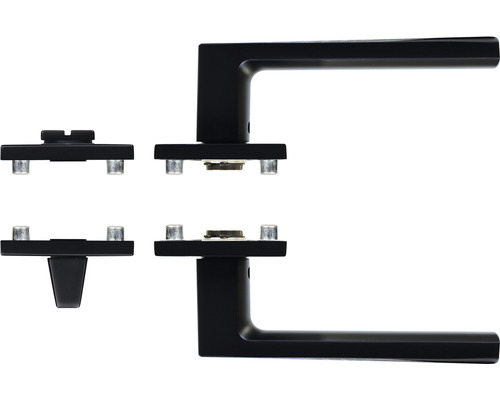 Sada dveřní kliky s montážním materiálem