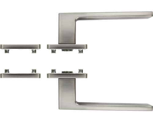 Souprava nerezových klik s rozetami