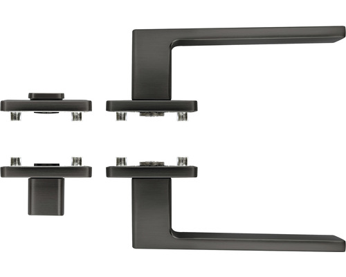 Sada kliky ke dveřím z kovu