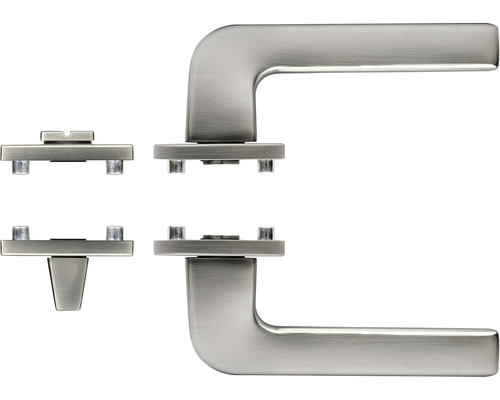 Souprava kliky ke dveřím z nerezové oceli s upevňovacím materiálem