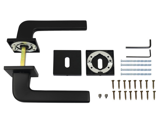 Sada kliky ke dveřím s příslušenstvím