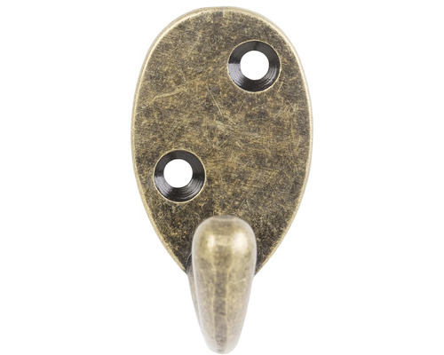 Kovový věšák na šaty se dvěma upevňovacími otvory