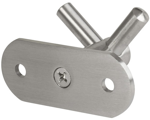 Kovový dvojitý hák pro montáž na stěnu