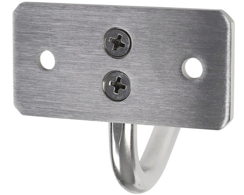 Nerezový nástěnný hák pro upevnění šrouby