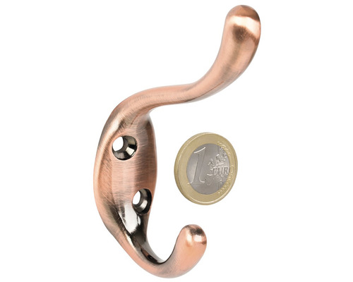 Věšák na oblečení s euro mincí