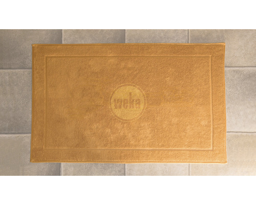 Obdélníková koupelnová předložka s logem Weka