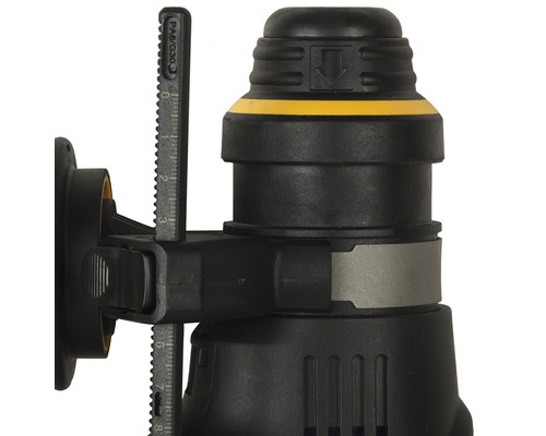 Detailní pohled na vrtačku s hloubkovým dorazem