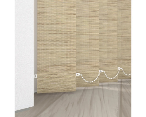 Vertikální žaluzie z látky s ovládacím řetízkem pro dekoraci oken