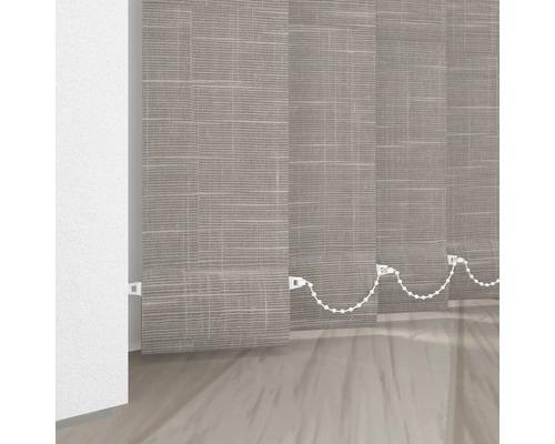 Látková vertikální žaluzie s řetízkovým ovládáním