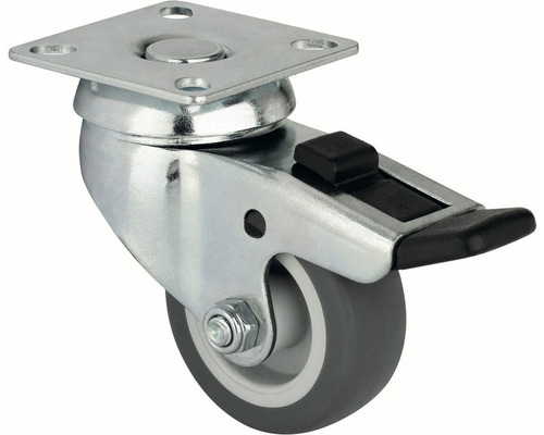 Otočné kolečko s brzdou pro nábytek a zařízení