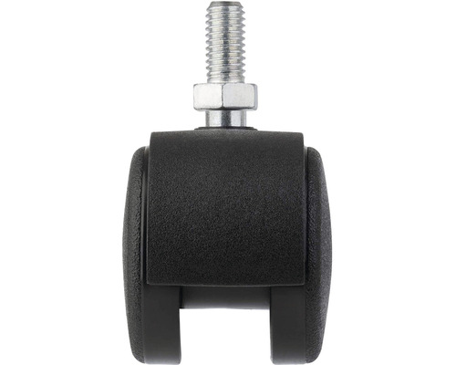 Dvojitá kolečka se závitem pro kancelářské židle