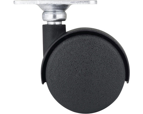 Nábytkové kolečko s upevňovací deskou