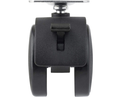 Nábytkové kolečko s brzdou a montážní deskou