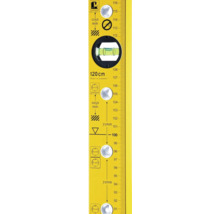Vodováha s měřicí stupnicí, 120 centimetrů