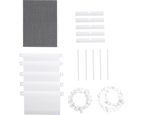 Komponenty pro rolovací sítě proti hmyzu pro montáž na okna nebo dveře