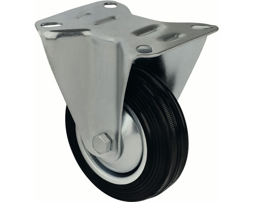 Otočné kolečko s ocelovým pouzdrem a gumovým kolem