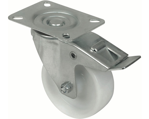 Otočné kolečko s brzdou a montážní deskou