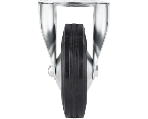 Otočné kolečko s ocelovým pouzdrem a gumovým kolečkem