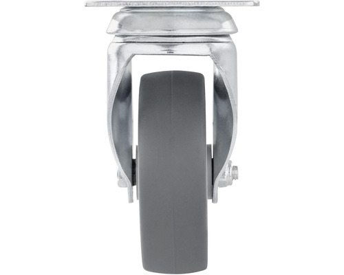 Otočné kolečko s deskou a kolečkem z termoplastické gumy