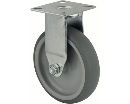 Otočné kolečko s ocelovým pouzdrem a polyuretanovým kolečkem