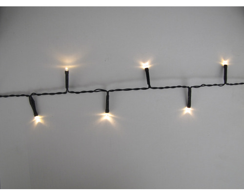 Světelný řetěz s několika teplými bílými LED