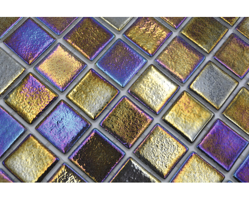 Čtvercové mozaikové dlaždice ze skla
